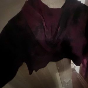 Tye die long sleeve hoodie Sz Small